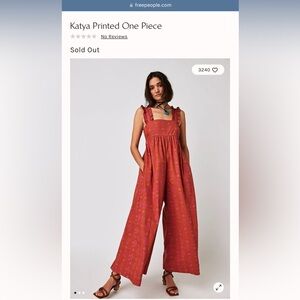 Free People Katya Jumpsuit sz Small BNWT